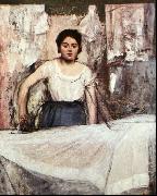 Edgar Degas A Woman Ironing painting